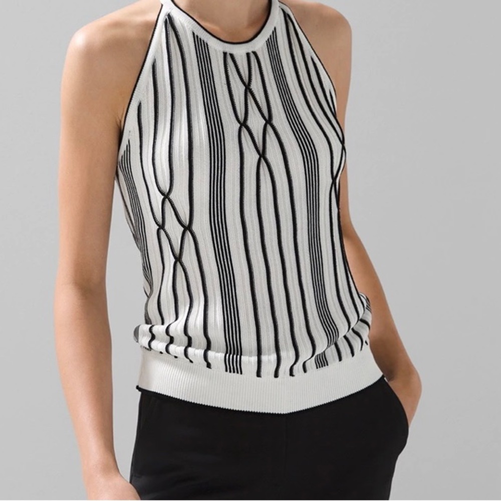 WHBM Sweater Halter Top